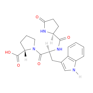 L-Proline, 1-[N-(5-oxo-L-prolyl)-L-tryptophyl]-