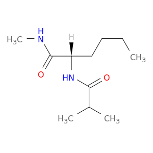 Hexanamide, N-methyl-2-[(2-methyl-1-oxopropyl)amino]-, (S)-