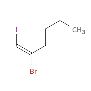 1-Hexene, 2-bromo-1-iodo-, (E)-