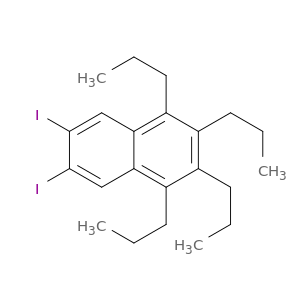 Naphthalene, 6,7-diiodo-1,2,3,4-tetrapropyl-