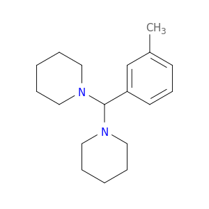 Piperidine, 1,1'-[(3-methylphenyl)methylene]bis-