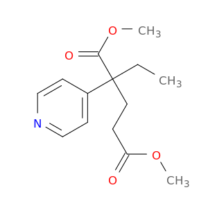 Pentanedioic acid, 2-ethyl-2-(4-pyridinyl)-, dimethyl ester