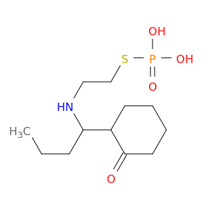 Cyclohexanone, 2-[1-[[2-(phosphonothio)ethyl]amino]butyl]-