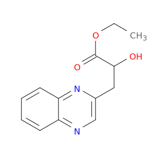 ETHYL 2-HYDROXY-3-(2-QUINOXALINYL)PROPANOATE