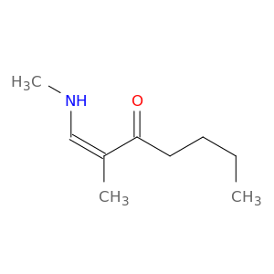 1-Hepten-3-one, 2-methyl-1-(methylamino)-, (Z)-