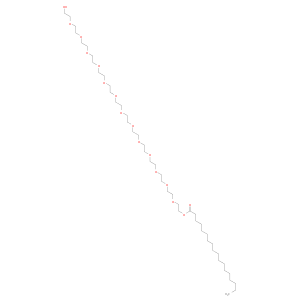 十八烷基甲酸,41-羟基-3,6,9,12,15,18,21,24,27,30,33,36,39-TridecaOxahentetracont-1-yl酯