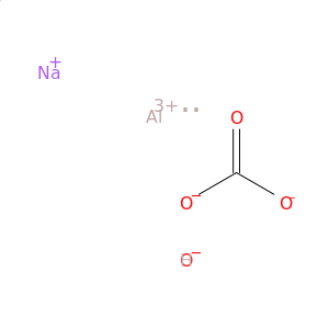Aluminum sodium carbonate hydroxide