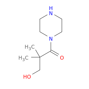 1-Propanone,2-(hydroxymethyl)-2-methyl-1-(1-piperazinyl)-