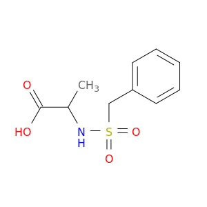 2-Phenylmethanesulfonamidopropanoic Acid