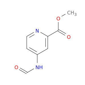 2-Pyridinecarboxylic acid, 4-(formylamino)-, methyl ester