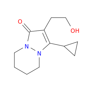 3-cyclopropyl-2-(2-hydroxyethyl)-5,6,7,8-tetrahydro-1h-pyrazolo(1,2-a)pyridazin-1-one