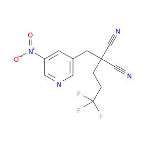 Propanedinitrile, [(5-nitro-3-pyridinyl)methyl](3,3,3-trifluoropropyl)-