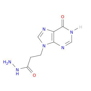 9H-Purine-9-propanoic acid, 1,6-dihydro-6-oxo-, hydrazide