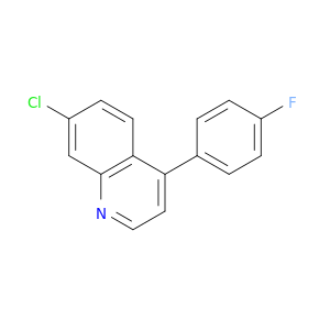 Quinoline, 7-chloro-4-(4-fluorophenyl)-