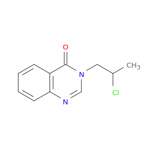 4(3H)-Quinazolinone, 3-(2-chloropropyl)-