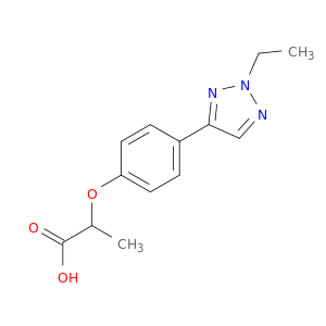 Propanoic acid, 2-[4-(2-ethyl-2H-1,2,3-triazol-4-yl)phenoxy]-