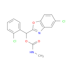2-Benzoxazolemethanol,5-chloro-a-(2-chlorophenyl)-,methylcarbamate (ester) (9CI)