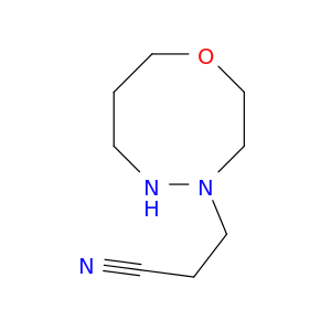 4H-1,4,5-Oxadiazocine-4-propanenitrile, hexahydro-