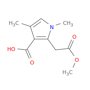 2-(2-Methoxy-2-oxoethyl)-1,4-dimethyl-1H-pyrrole-3-carboxylic acid