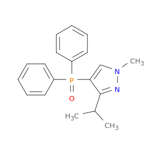 1H-Pyrazole, 4-(diphenylphosphinyl)-1-methyl-3-(1-methylethyl)-