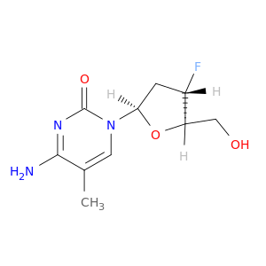 Cytidine, 2',3'-dideoxy-3'-fluoro-5-methyl-