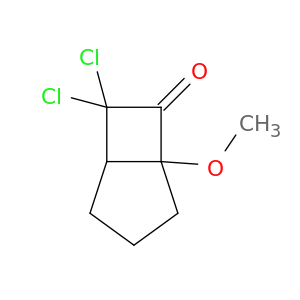 Bicyclo[3.2.0]heptan-6-one, 7,7-dichloro-5-methoxy-