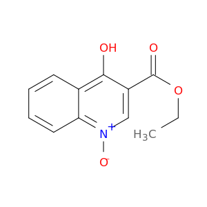 3-Quinolinecarboxylic acid, 4-hydroxy-, ethyl ester, 1-oxide