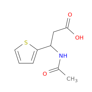 3-Acetamido-3-(thiophen-2-yl)propanoic acid
