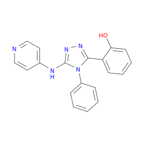 Phenol,2-[4-phenyl-5-(4-pyridinylamino)-4H-1,2,4-triazol-3-yl]-