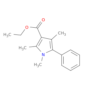 1H-Pyrrole-3-carboxylic acid, 1,2,4-trimethyl-5-phenyl-, ethyl ester