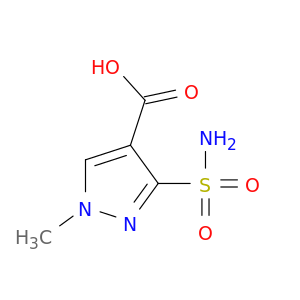 1-METHYL-3-SULFAMOYL-PYRAZOLE-4-CARBOXYLIC ACID