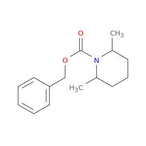 1-Piperidinecarboxylic acid, 2,6-dimethyl-, phenylmethyl ester
