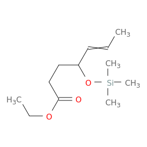 5-Heptenoic acid, 4-[(trimethylsilyl)oxy]-, ethyl ester
