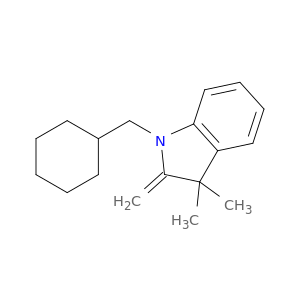 1H-Indole, 1-(cyclohexylmethyl)-2,3-dihydro-3,3-dimethyl-2-methylene-