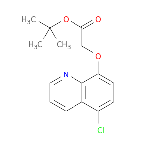 Acetic acid, [(5-chloro-8-quinolinyl)oxy]-, 1,1-dimethylethyl ester