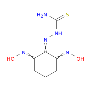Hydrazinecarbothioamide, 2-[2,6-bis(hydroxyimino)cyclohexylidene]-