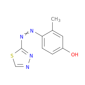 Phenol, 3-methyl-4-[2-(1,3,4-thiadiazol-2-yl)diazenyl]-