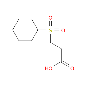 Propanoic acid, 3-(cyclohexylsulfonyl)-