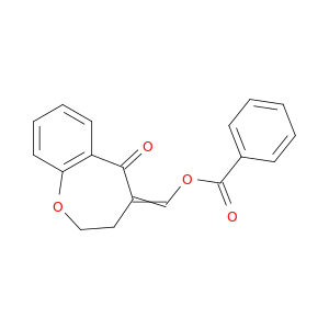 1-Benzoxepin-5(2H)-one, 4-[(benzoyloxy)methylene]-3,4-dihydro-