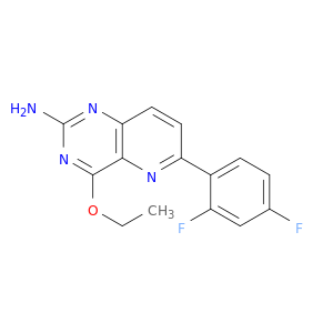 Pyrido[3,2-d]pyrimidin-2-amine, 6-(2,4-difluorophenyl)-4-ethoxy-