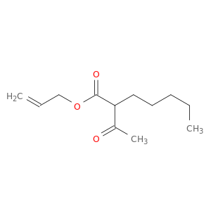 Heptanoic acid, 2-acetyl-, 2-propenyl ester