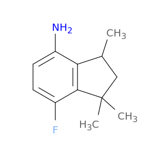 7-Fluoro-2,3-dihydro-1,1,3-trimethyl-1H-inden-4-amine