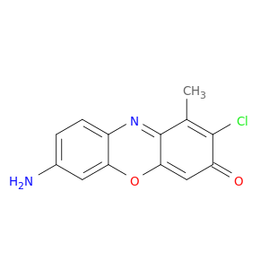 3H-Phenoxazin-3-one, 7-amino-2-chloro-1-methyl-