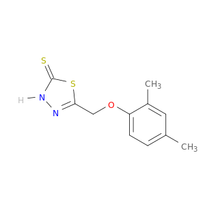 1,3,4-Thiadiazole-2(3H)-thione, 5-[(2,4-dimethylphenoxy)methyl]-