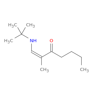 1-Hepten-3-one, 1-[(1,1-dimethylethyl)amino]-2-methyl-, (Z)-