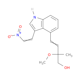 3-Buten-1-ol, 2-methoxy-2-methyl-4-[3-(2-nitroethenyl)-1H-indol-4-yl]-