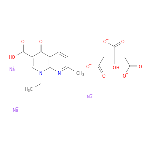 trisodium; 1-ethyl-7-methyl-4-oxo-1,8-naphthyridine-3-carboxylic acid; 2-hydroxypropane-1,2,3-tricarboxylate