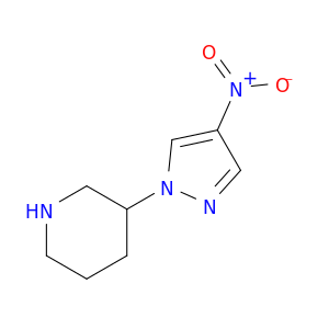 3-(4-Nitro-1H-pyrazol-1-yl)piperidine