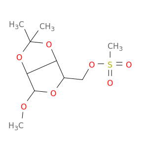 2-methoxy-7,7-dimethyl-4-(methylsulfonyloxymethyl)-3,6,8-trioxabicyclo[3.3.0]octane