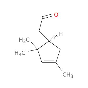 3-Cyclopentene-1-acetaldehyde, 2,2,4-trimethyl-, (1R)-